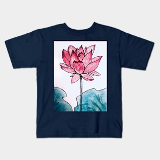 T-Shirt with flower Kids T-Shirt